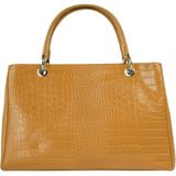 Cluty Henkeltasche, echt Leder, Made in Italy