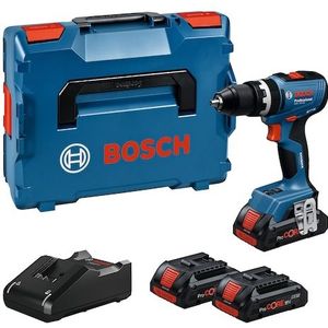 Bosch Professional Akku-Schlagbohrschrauber »»GSB 18V-65««, Inkl. 2x Akku ProCORE 18V 4,0Ah, in L-BOXX 136