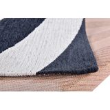 Gino Falcone Teppich »Cosima-117«, rechteckig, 3 mm Höhe, flachgewebt, Jaquard, mit Chenillegarn, modernes geometrisches Design