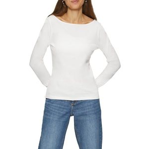 QS Longsleeve, mit U-Boot Ausschnitt