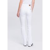 Arizona Bootcut-Jeans »Shaping«, elastische Passform, Bootcut-Beinform, Used-Waschung, hohe Taille