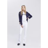 Arizona Bootcut-Jeans »Shaping«, elastische Passform, Bootcut-Beinform, Used-Waschung, hohe Taille