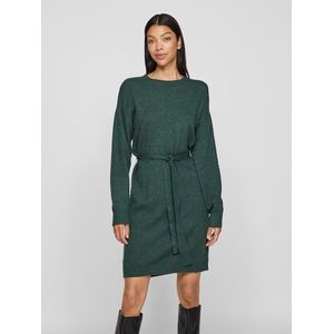 Vila Strickkleid »VIRIL O-NECK L/S BELT KNIT DRESS - NOOS«