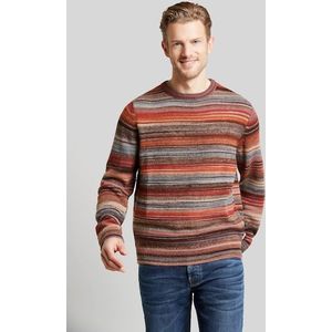 bugatti Rundhalspullover, mit Multicolor-Farbverlauf