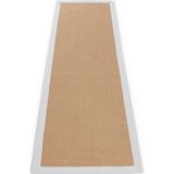 carpetfine Läufer »Sisal«, rechteckig, 5 mm Höhe, mit farbiger Bordüre, Anti Rutsch Rückseite