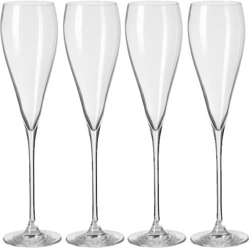Fink Champagnerglas »PREMIO«, (Set, 4 tlg.), Sektglas, Champagnerflöte, 4er Set, transparent