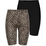 ONLY Radlerhose »ONLLIVE LOVE AOP CITY SHORTS 2-PACK JRS«, (Set, 2 tlg.)