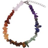 Firetti Schmuckset »Multipack Schmuck Geschenk Armband Fußkette Chakra Edelsteine«, (Set, 2 tlg.), Made in Germany - mit Edelsteinen