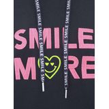 Zwillingsherz Hoodie »""Smile More""«, miz fröhlicher Stickerei und Neonbündchen