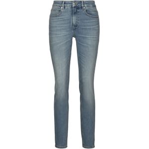 BOSS ORANGE Skinny-fit-Jeans »Jackie Mid Rise, Mid Waist Premium Damenmode«, (BOSS ORANGE DENIM), im Vintage Look, BOSS Logo
