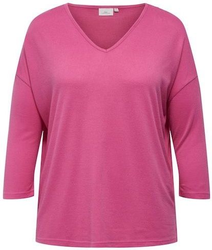 ONLY CARMAKOMA V-Shirt »CARALBA MIRSE 4/5 V-NECK TOP JRS«