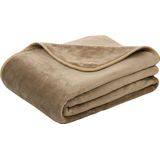 Gözze Wohndecke »Uni Decke aus recyceltem Polyester«, Kuscheldecke