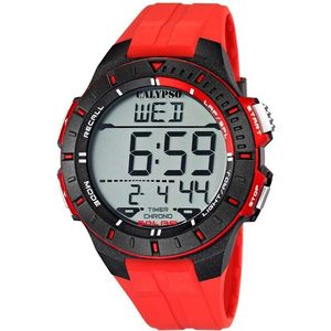 CALYPSO WATCHES Chronograph »Color Splash«, Armbanduhr, Quarzuhr, Herrenuhr, digital, Datum, Stoppfunktion