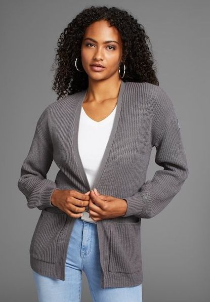 KangaROOS Strickjacke, aus kuscheligem Strick