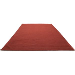 morgenland Wollteppich »KELIM FANCY UNI«, rechteckig, 7 mm Höhe, reine Wolle, Wendbar, Einfarbig, Uni, Wohnzimmer