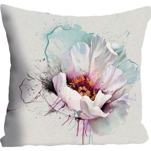 queence Dekokissen »Blüte«, Kissenhülle ohne Füllung, 1 Stück