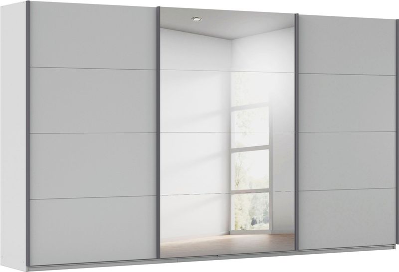 rauch Schwebetürenschrank »Kleiderschrank Schrank OTTO´S CHOICE Garderobe AGORDO«, (in zwei Griff-Farben), Top Innenausstattung, in 4 Breiten und 2 Höhen MADE IN GERMANY