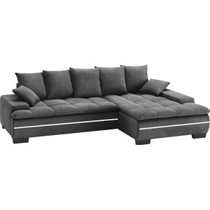 Mr. Couch Ecksofa »Haiti II, L-Form«, RGB-LED Beleuchtung, wahlweise mit Kaltschaum, Bett, Bettkasten