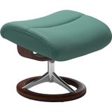 Stressless® Relaxsessel »View«, (Set, Relaxsessel mit Hocker), mit Signature Base, Größe L,Gestell Braun