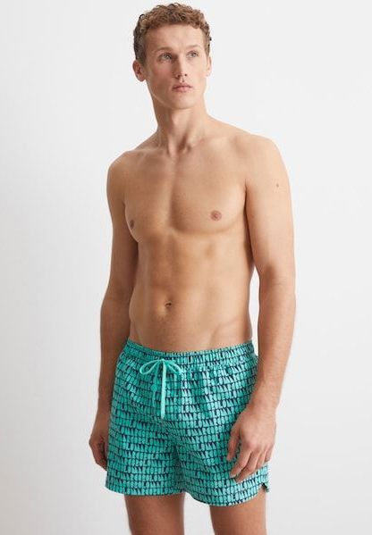 Marc O'Polo Badeshorts »Mini Geo Print«, mit trendigem Allover-Print