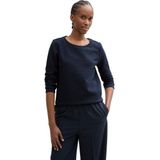 TOM TAILOR Denim Sweatshirt, mit besonderer Materialoberfläche