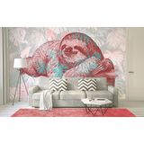 Architects Paper Fototapete »Atelier 47 Sloth Design 1«, botanisch, Vlies, Wand, Schräge, Decke