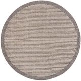 Carpet City Teppich »Art 2231«, rund, 7 mm Höhe, Kurzflor, Streifen-Muster, ideal für Flur & Diele