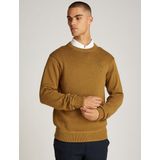 Tommy Hilfiger Strickpullover »CHUNKY COTTON C NECK«, mit Logosrickerei