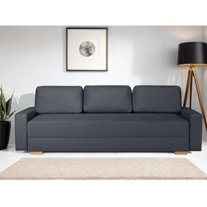 INOSIGN 3-Sitzer »SHERIDIAN Schlafsofa mit Bettkasten, in Feincord & Velvet«, mit Wellenunterfederung, moderne Bezüge, B/H/T 225/94/80