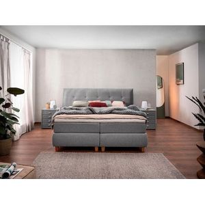alina Boxspringbett »Luella«, ADA trendline Boxspringbett, inkl. Matratze und Viscoschaum-Topper