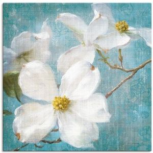 Artland Wandbild �»Vintage Blüte I«, Blumen, (1 St.), als Leinwandbild, Poster, Wandaufkleber in verschied. Größen