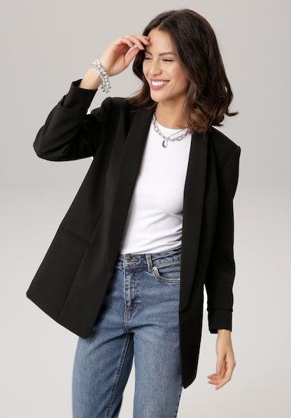 Laura Scott Longblazer, mit gerafften Ärmeln