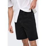 ONLY & SONS Shorts »ONSFADE BLACK 9087 AZG DNM SHORTS«