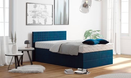 Westfalia Schlafkomfort Boxspringbett, mit Zierkissen, wahlweise mit Topper