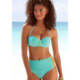 Venice Beach Highwaist-Bikini-Hose »Anna«, mit seitlich gekreuzten Bändern