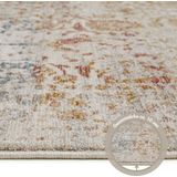 LUXOR living Teppich »Rocco«, rechteckig, 11 mm Höhe, Vintage-Look, florales Design, mit Fransen, Wohnzimmer, Schlafzimmer