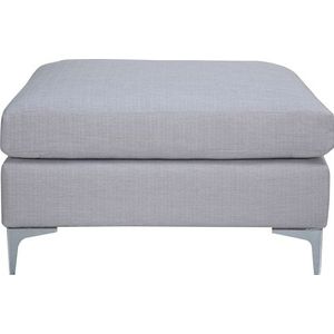 Leonique Sitzhocker »Aspen«, (1 St.), Hocker ""Aspen"", modern, grau, Stoff ""Magic Merlin"", pflegeleicht