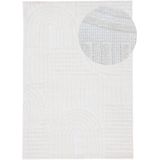 carpetfine Teppich »Holly 4 - Soft Touch Microfaser Teppich«, rechteckig, 12 mm Höhe, Boho Scandi, weiche dichte getuftete Hoch-Tief-Struktur, Wohnzimmer
