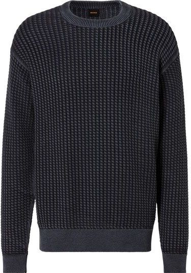 BOSS ORANGE Strickpullover »Agolan 10267324«, mit Markenlabel von BOSS