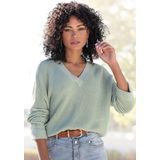 LASCANA V-Ausschnitt-Pullover, aus weichem Strick, bequemer Damenpullover