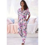 LASCANA Pyjama, (2 tlg.), mit schönem Alloverdruck