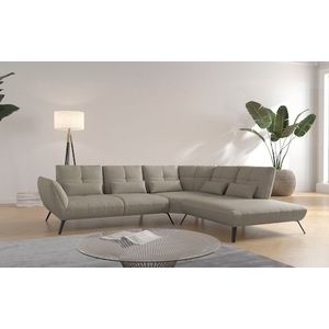 Places of Style Ecksofa »Mikado L-Form«, inkl. Sitztiefenverstellung und Armteilverstellung