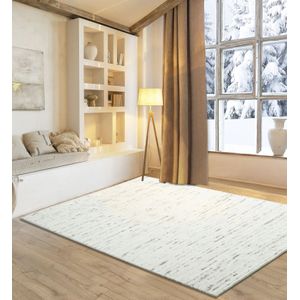 my home Wollteppich »Greith«, rechteckig, 12 mm Höhe, Wendeteppich, meliert, reine Wolle, handgewebt, Scandi, Wohnzimmer