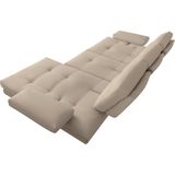 CALIA ITALIA Ecksofa »Toby Wing, L-Form, Designsofa mit sensationellem Sitzkomfort«, inklusive Sitztiefenverstellung, Füße in chrom glänzend