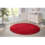 HANSE Home Teppich »Shashi«, rund, 8,5 mm Höhe, Kurzflor, Unifarben, Teppich, Weich, Esszimmer, Kinderzimmer, Flur