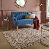 FLAIR RUGS Teppich »Abstract Diamond«, rechteckig, 3 mm Höhe, Chenille-Teppich