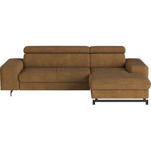 COTTA Ecksofa »Emma L-Form«, Verstellbare Kopfstützen, optional mit Schlaffunktion und Bettkasten