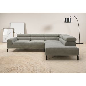 Places of Style Ecksofa »Antonelli, L-Form, incl. Kopfteilverstellung, Breite 276 cm«, wahlweise elektrische Sitztiefenverstellung