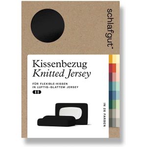 Schlafgut Kissenbezug »Pure flexibler Kissenbezug für Nackenstützkissen«, (1 St.), Bio-Baumwolle mit Elasthan, mit Gummizug, bügelfrei