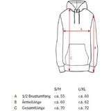 Zwillingsherz Hoodie »""Glück""«, mit Schriftzug Glück und Kängurutaschen
